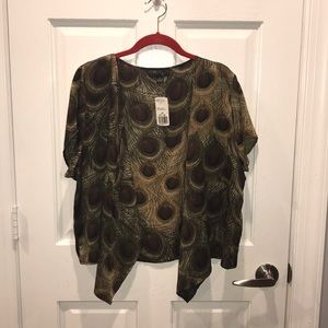 Forever 21 silk cardigan